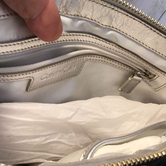 Sweet little silver, Calvin Klein purse from Macy’s. New with tags. - Picture 7 of 7